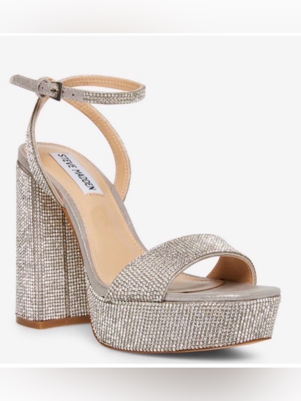 Steve Madden Lessa-R Rhinestone Heels